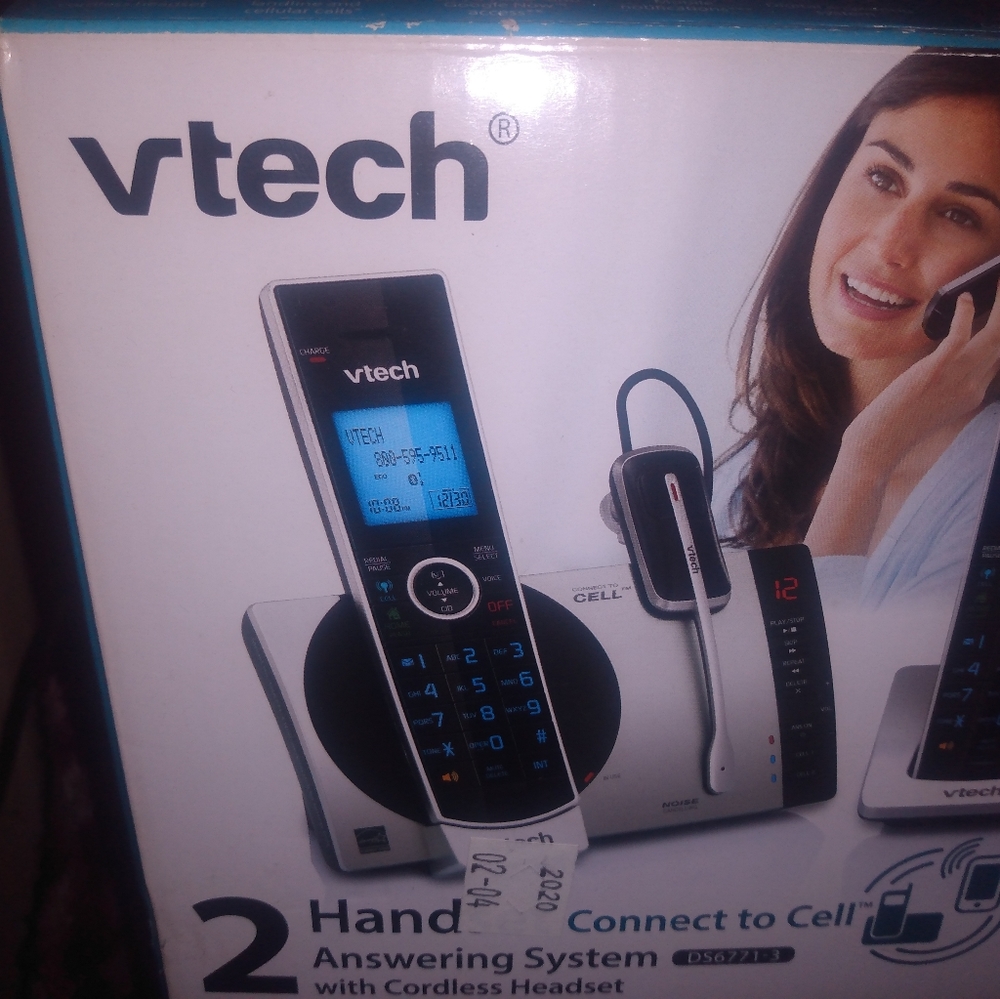 V-tech hand  held landlines.with cordless earpeace